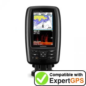 Download your Garmin echoMAP CHIRP 45dv waypoints and tracklogs and create maps with ExpertGPS