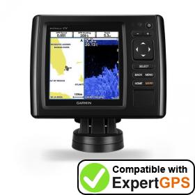 Download your Garmin echoMAP CHIRP 52cv waypoints and tracklogs and create maps with ExpertGPS