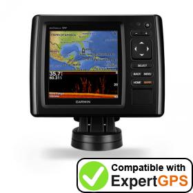 Download your Garmin echoMAP CHIRP 52dv waypoints and tracklogs and create maps with ExpertGPS