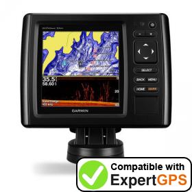 Download your Garmin echoMAP CHIRP 53dv waypoints and tracklogs and create maps with ExpertGPS