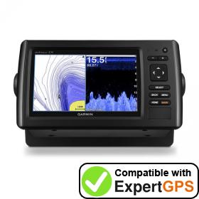 Download your Garmin echoMAP CHIRP 73cv waypoints and tracklogs and create maps with ExpertGPS