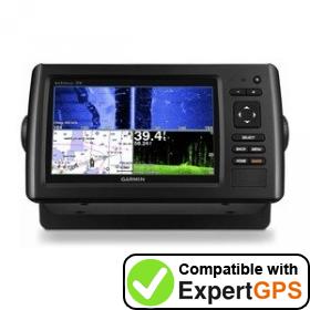 Download your Garmin echoMAP CHIRP 74sv waypoints and tracklogs and create maps with ExpertGPS