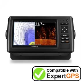 Download your Garmin echoMAP CHIRP 75cv waypoints and tracklogs and create maps with ExpertGPS