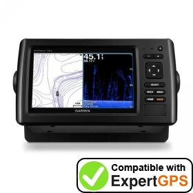 Download your Garmin echoMAP CHIRP 75dv waypoints and tracklogs and create maps with ExpertGPS