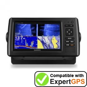 Download your Garmin echoMAP CHIRP 75sv waypoints and tracklogs and create maps with ExpertGPS