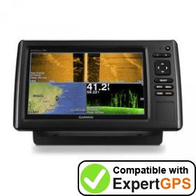 Download your Garmin echoMAP CHIRP 92sv waypoints and tracklogs and create maps with ExpertGPS