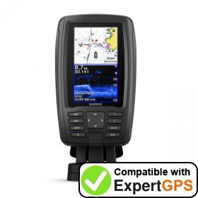 Download your Garmin ECHOMAP Plus 42cv waypoints and tracklogs and create maps with ExpertGPS