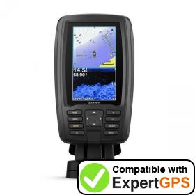 Download your Garmin ECHOMAP Plus 43cv waypoints and tracklogs and create maps with ExpertGPS