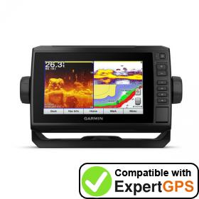 Download your Garmin ECHOMAP Plus 73cv waypoints and tracklogs and create maps with ExpertGPS