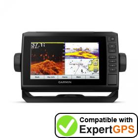 Download your Garmin ECHOMAP Plus 74cv waypoints and tracklogs and create maps with ExpertGPS