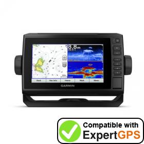 Download your Garmin ECHOMAP Plus 77cv waypoints and tracklogs and create maps with ExpertGPS