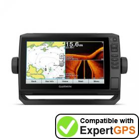 Download your Garmin ECHOMAP Plus 92sv waypoints and tracklogs and create maps with ExpertGPS