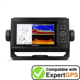 Download your Garmin ECHOMAP UHD 62cv waypoints and tracklogs and create maps with ExpertGPS