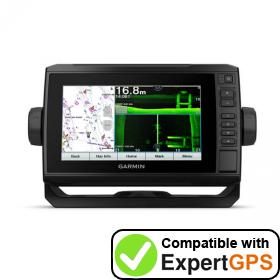 Download your Garmin ECHOMAP UHD 72sv waypoints and tracklogs and create maps with ExpertGPS