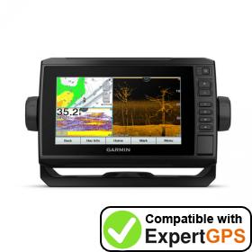 Download your Garmin ECHOMAP UHD 73cv waypoints and tracklogs and create maps with ExpertGPS