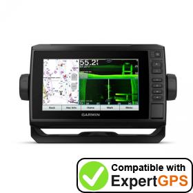 Download your Garmin ECHOMAP UHD 74sv waypoints and tracklogs and create maps with ExpertGPS