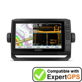 Download your Garmin ECHOMAP UHD 93sv waypoints and tracklogs and create maps with ExpertGPS