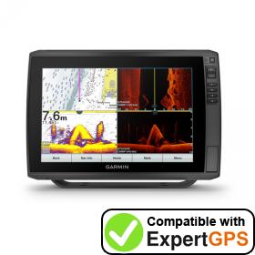 Download your Garmin ECHOMAP Ultra 125sv waypoints and tracklogs and create maps with ExpertGPS