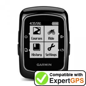 Download your Garmin Edge 200 waypoints and tracklogs and create maps with ExpertGPS