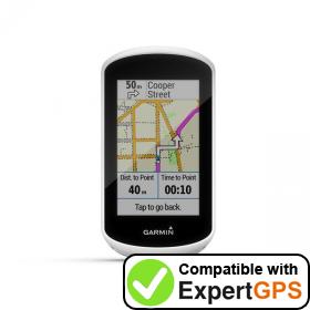 Download your Garmin Edge Explore waypoints and tracklogs and create maps with ExpertGPS