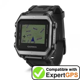 Download your Garmin epix waypoints and tracklogs and create maps with ExpertGPS