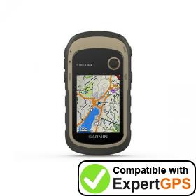 Download your Garmin eTrex 32x waypoints and tracklogs and create maps with ExpertGPS