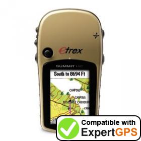 Download your Garmin eTrex Summit HC waypoints and tracklogs and create maps with ExpertGPS