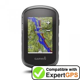 Download your Garmin eTrex Touch 35t waypoints and tracklogs and create maps with ExpertGPS