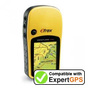 Download your Garmin eTrex Venture HC waypoints and tracklogs and create maps with ExpertGPS