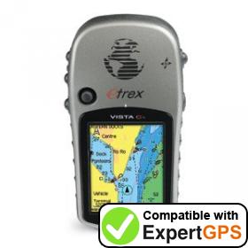 Download your Garmin eTrex Vista Cx waypoints and tracklogs and create maps with ExpertGPS