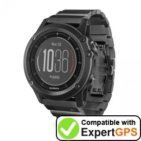 Download your Garmin fēnix 3 HR waypoints and tracklogs and create maps with ExpertGPS