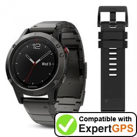 Download your Garmin fēnix 5 waypoints and tracklogs and create maps with ExpertGPS