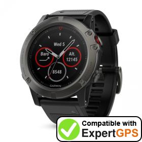 Download your Garmin fēnix 5X waypoints and tracklogs and create maps with ExpertGPS