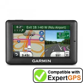 Download your Garmin fleet 590 waypoints and tracklogs and create maps with ExpertGPS