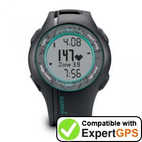 Download your Garmin Forerunner 210 waypoints and tracklogs and create maps with ExpertGPS