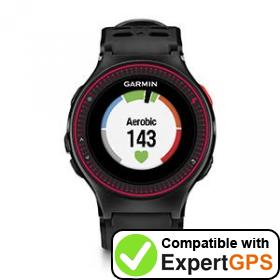 Download your Garmin Forerunner 225 waypoints and tracklogs and create maps with ExpertGPS