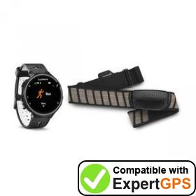 Download your Garmin Forerunner 230 waypoints and tracklogs and create maps with ExpertGPS