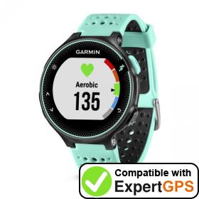 Download your Garmin Forerunner 235 waypoints and tracklogs and create maps with ExpertGPS