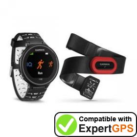 Download your Garmin Forerunner 630 waypoints and tracklogs and create maps with ExpertGPS