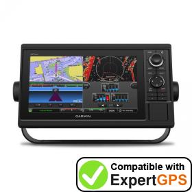 Download your Garmin GPSMAP 1022 waypoints and tracklogs and create maps with ExpertGPS