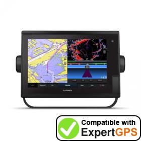 Download your Garmin GPSMAP 1222 Plus waypoints and tracklogs and create maps with ExpertGPS