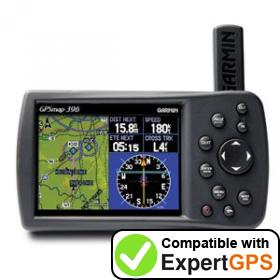 Download your Garmin GPSMAP 396 waypoints and tracklogs and create maps with ExpertGPS