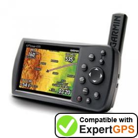 Download your Garmin GPSMAP 495 waypoints and tracklogs and create maps with ExpertGPS