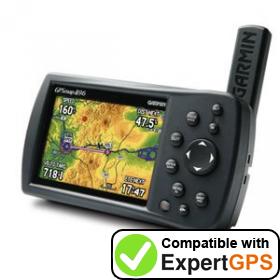 Download your Garmin GPSMAP 496 waypoints and tracklogs and create maps with ExpertGPS