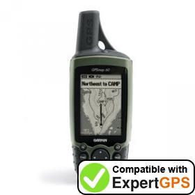 Download your Garmin GPSMAP 60 waypoints and tracklogs and create maps with ExpertGPS