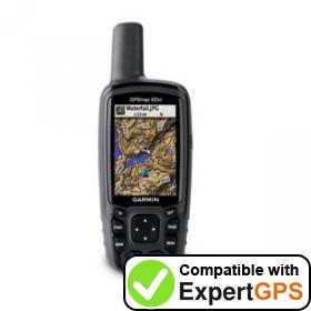 Download your Garmin GPSMAP 62sc waypoints and tracklogs and create maps with ExpertGPS