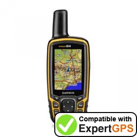 Download your Garmin GPSMAP 64 waypoints and tracklogs and create maps with ExpertGPS