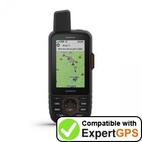 Download your Garmin GPSMAP 66i waypoints and tracklogs and create maps with ExpertGPS