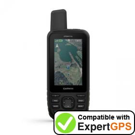 Download your Garmin GPSMAP 66s waypoints and tracklogs and create maps with ExpertGPS