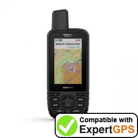 Download your Garmin GPSMAP 66sr waypoints and tracklogs and create maps with ExpertGPS